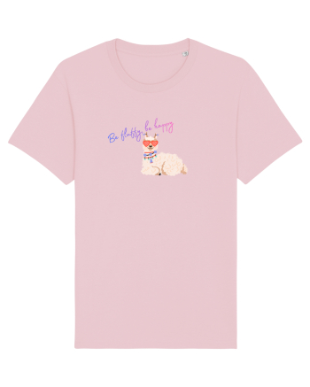 Be fluffy,be happy  Cotton Pink
