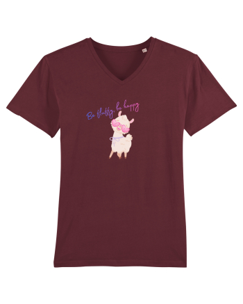 Be fluffy,be happy  Burgundy