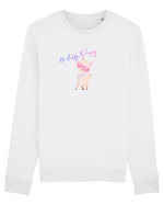 Be fluffy,be happy  Bluză mânecă lungă Unisex Rise