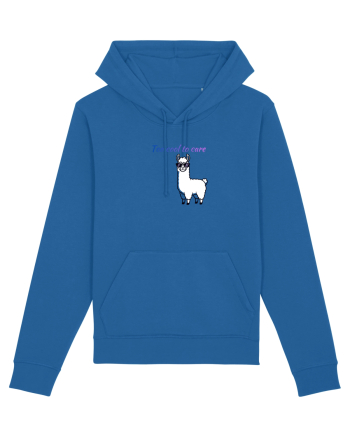 Too cool to care  Royal Blue
