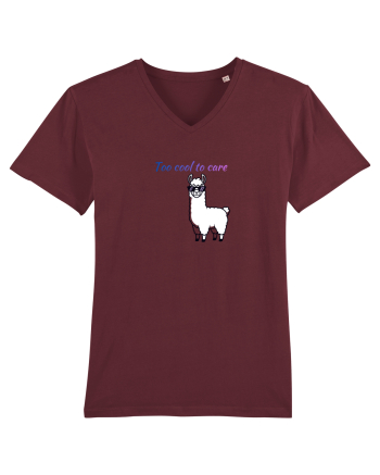 Too cool to care  Burgundy
