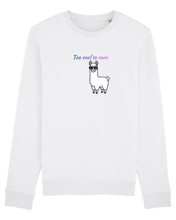 Too cool to care  White