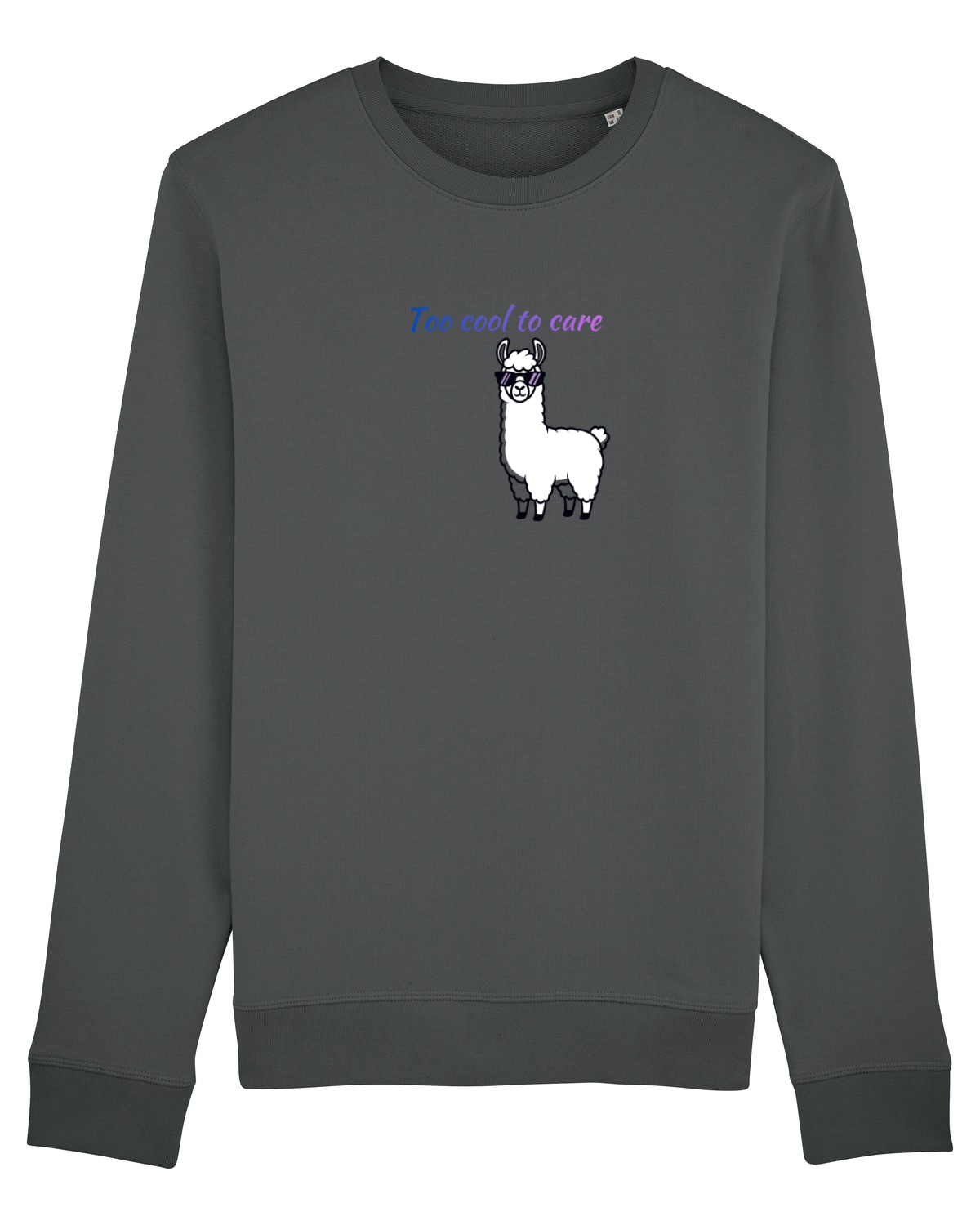 Bluză mânecă lungă Unisex Rise Anthracite