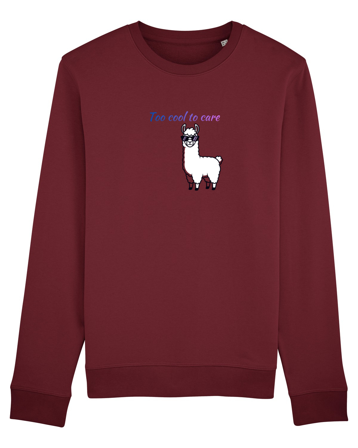 Bluză mânecă lungă Unisex Rise Burgundy