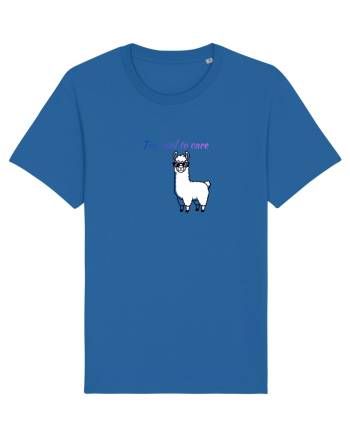 Too cool to care  Royal Blue