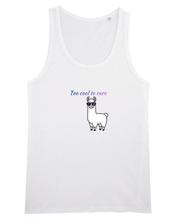 Too cool to care  White