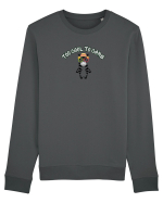 Too cool to care  Bluză mânecă lungă Unisex Rise