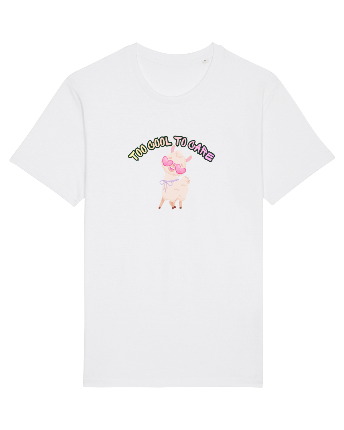 Tricou mânecă scurtă Unisex Rocker White