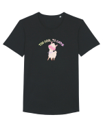 Too cool to care  Tricou mânecă scurtă guler larg Bărbat Skater