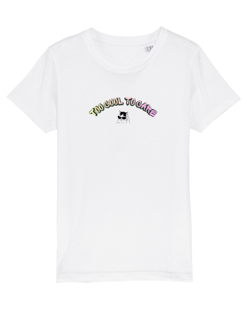 Too cool to care  White
