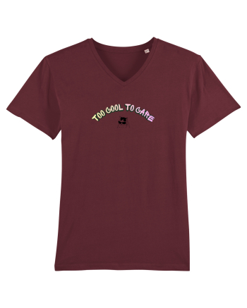Too cool to care  Burgundy
