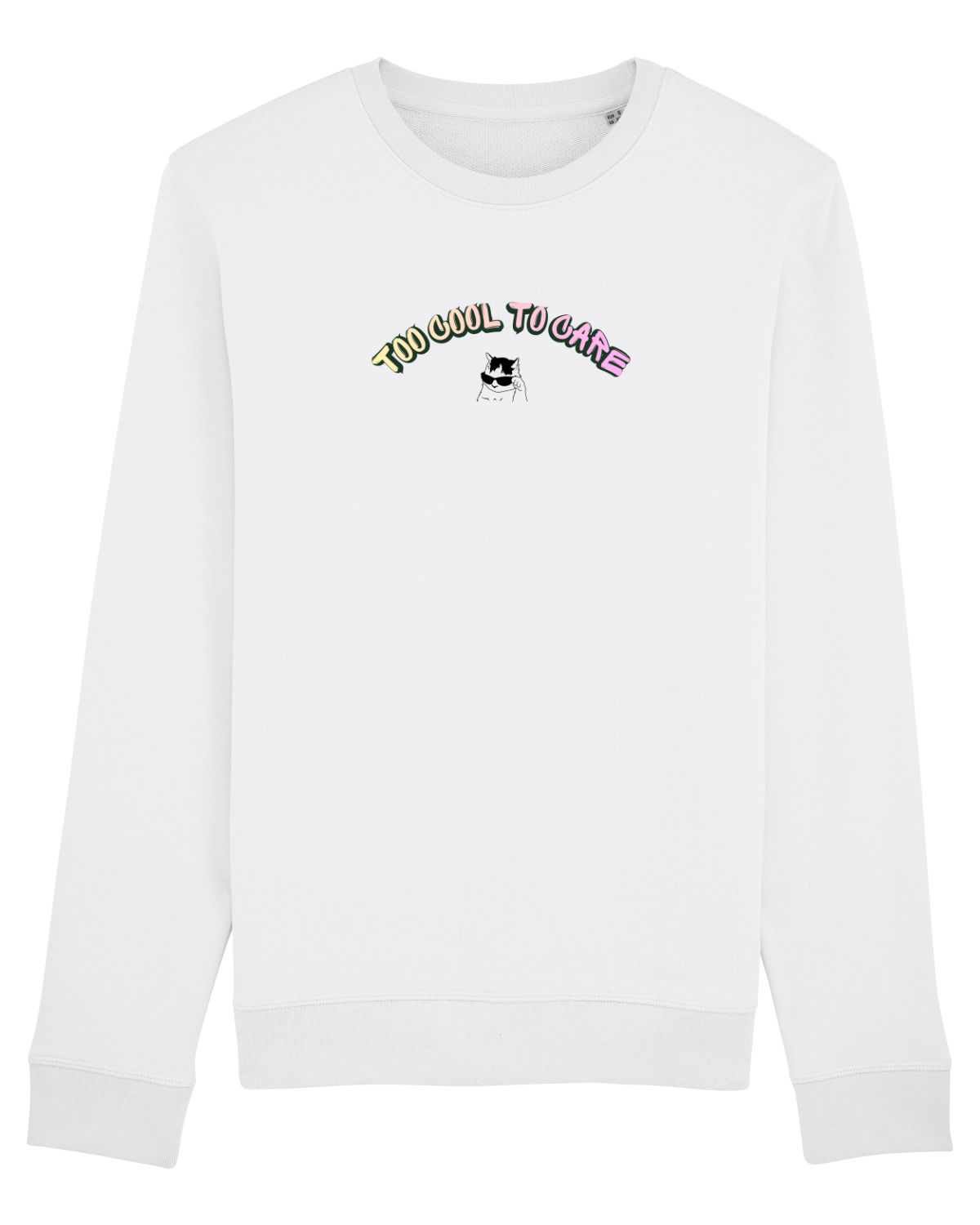 Bluză mânecă lungă Unisex Rise White