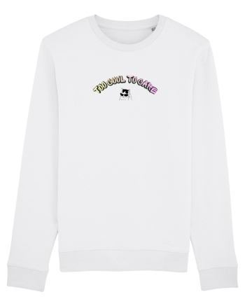 Too cool to care  White