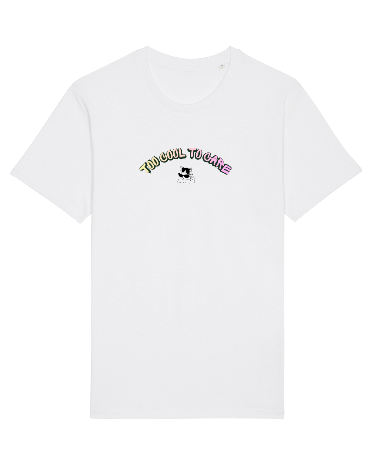Tricou mânecă scurtă Unisex Rocker White