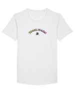 Too cool to care  Tricou mânecă scurtă guler larg Bărbat Skater