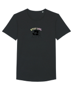Stay cool  Tricou mânecă scurtă guler larg Bărbat Skater