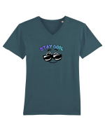 Stay cool  Tricou mânecă scurtă guler V Bărbat Presenter