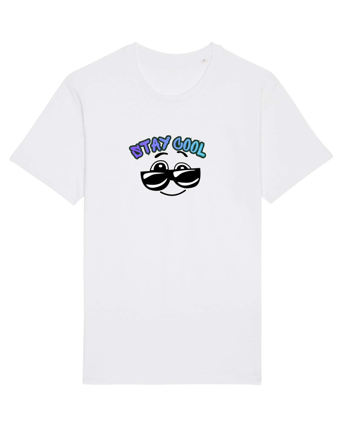 Tricou mânecă scurtă Unisex Rocker White