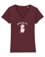 Just be You  Tricou mânecă scurtă guler V Damă Evoker