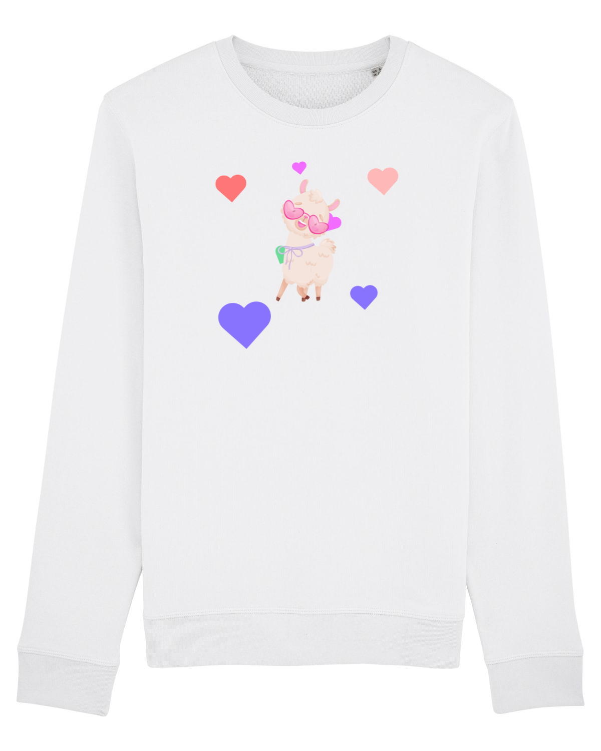 Bluză mânecă lungă Unisex Rise White