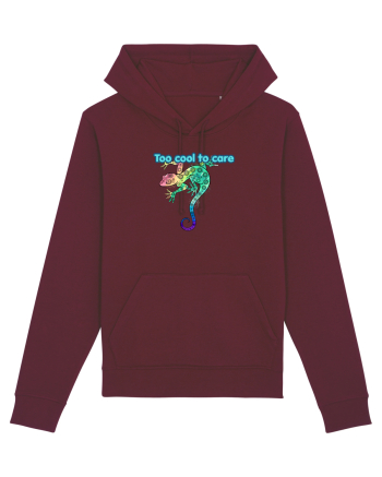 Too cool to care  Burgundy