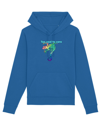 Too cool to care  Royal Blue