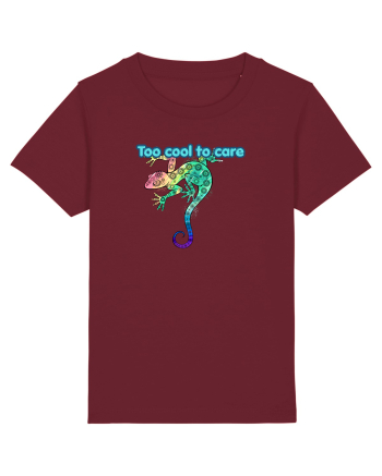 Too cool to care  Burgundy