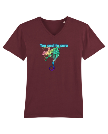 Too cool to care  Burgundy