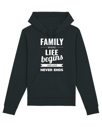 Tricou familist Black
