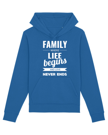 Tricou familist Royal Blue