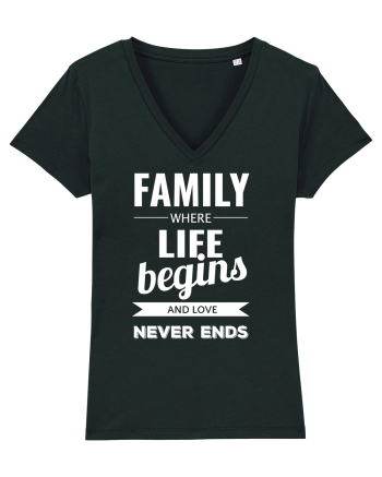 Tricou familist Black