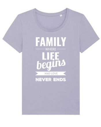 Tricou familist Lavender