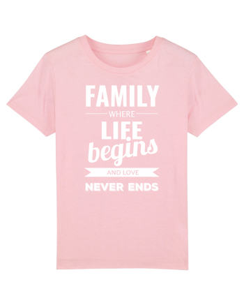Tricou familist Cotton Pink