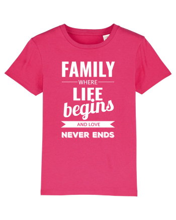 Tricou familist Raspberry