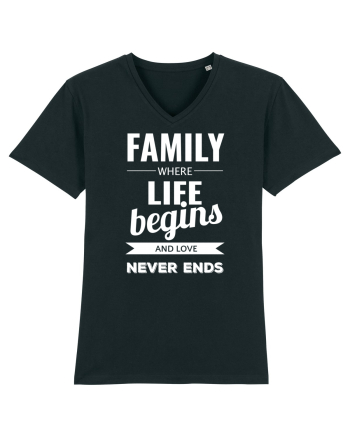 Tricou familist Black
