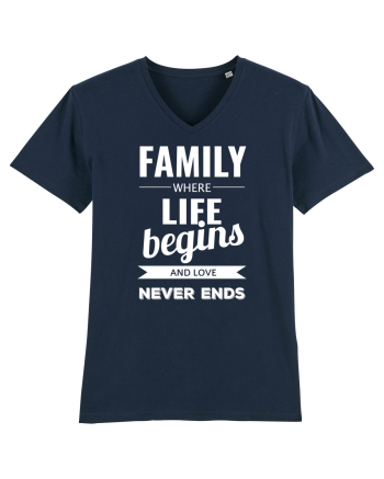 Tricou familist French Navy