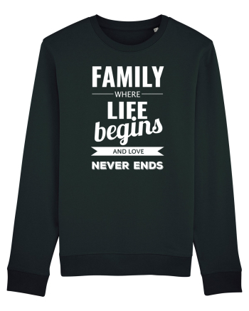 Tricou familist Black