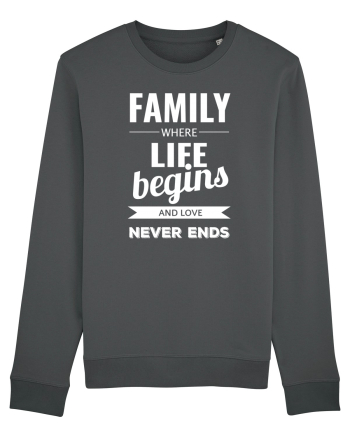 Tricou familist Anthracite