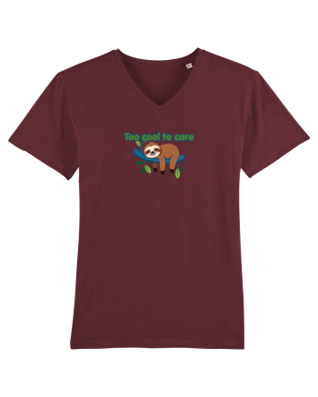 Too cool to care  Burgundy