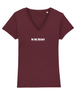 Do not disturb  Tricou mânecă scurtă guler V Damă Evoker