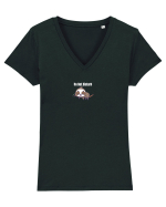 Do not disturb  Tricou mânecă scurtă guler V Damă Evoker