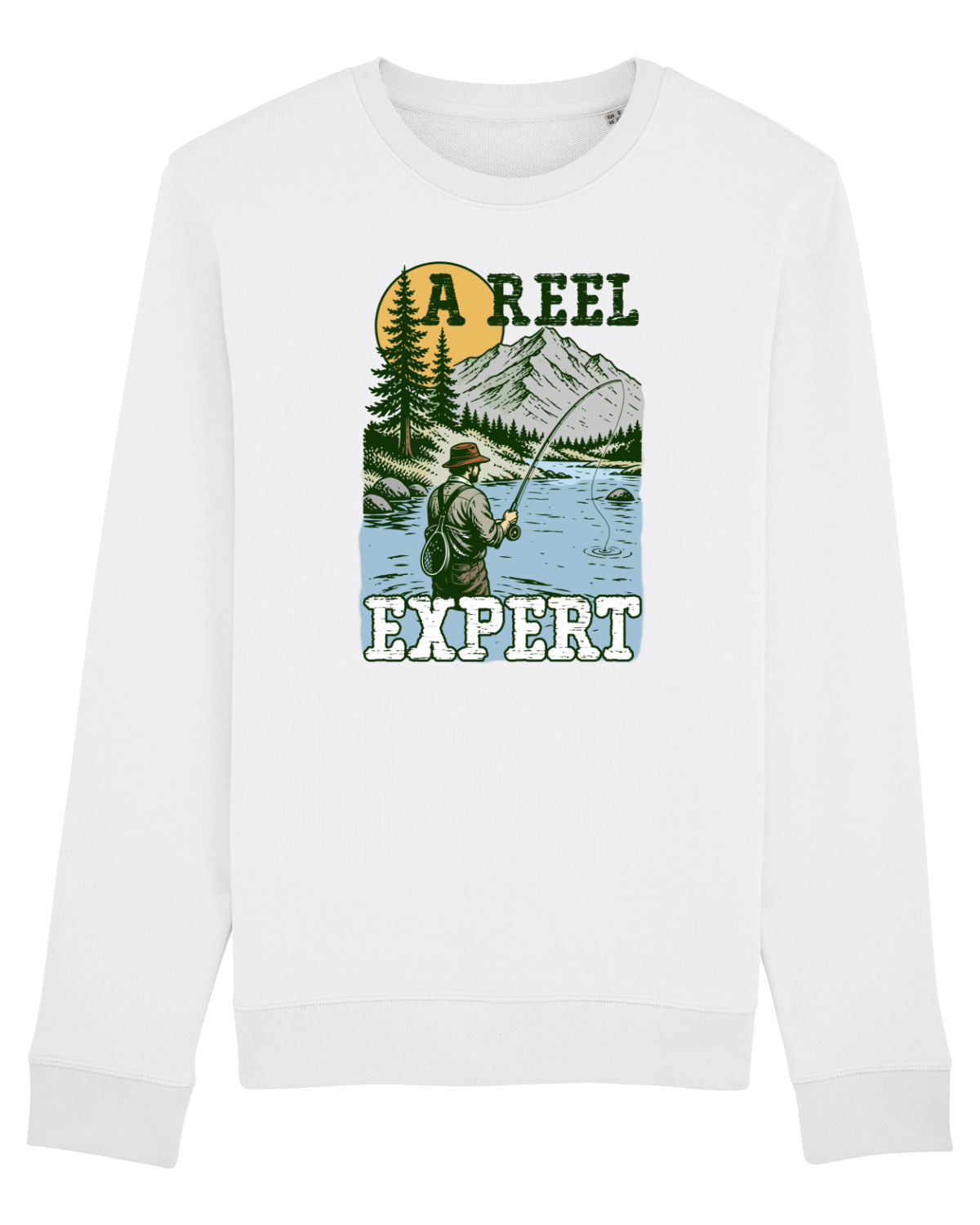 Bluză mânecă lungă Unisex Rise White