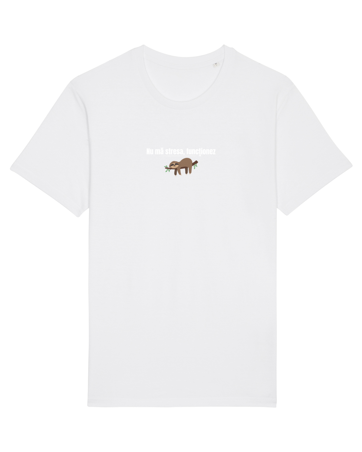Tricou mânecă scurtă Unisex Rocker White