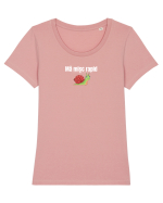 Mă mișc rapid  Tricou mânecă scurtă guler larg fitted Damă Expresser