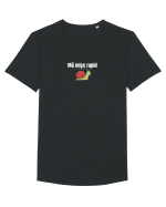 Mă mișc rapid  Tricou mânecă scurtă guler larg Bărbat Skater