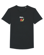 Viteza...melcului  Tricou mânecă scurtă guler larg Bărbat Skater
