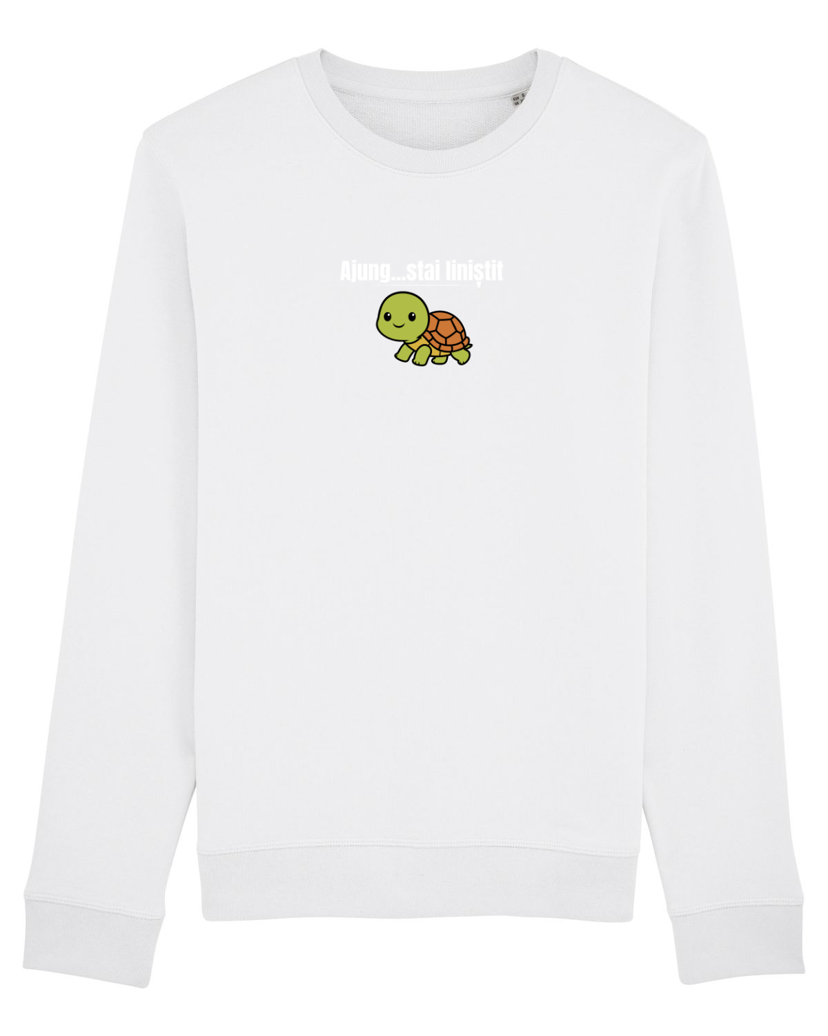 Bluză mânecă lungă Unisex Rise White