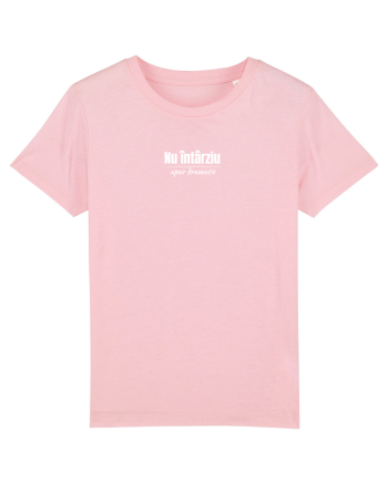 Nu întârziu...apar dramatic  Cotton Pink