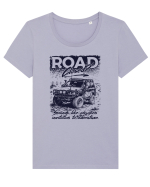 Road Closed? Tricou mânecă scurtă guler larg fitted Damă Expresser