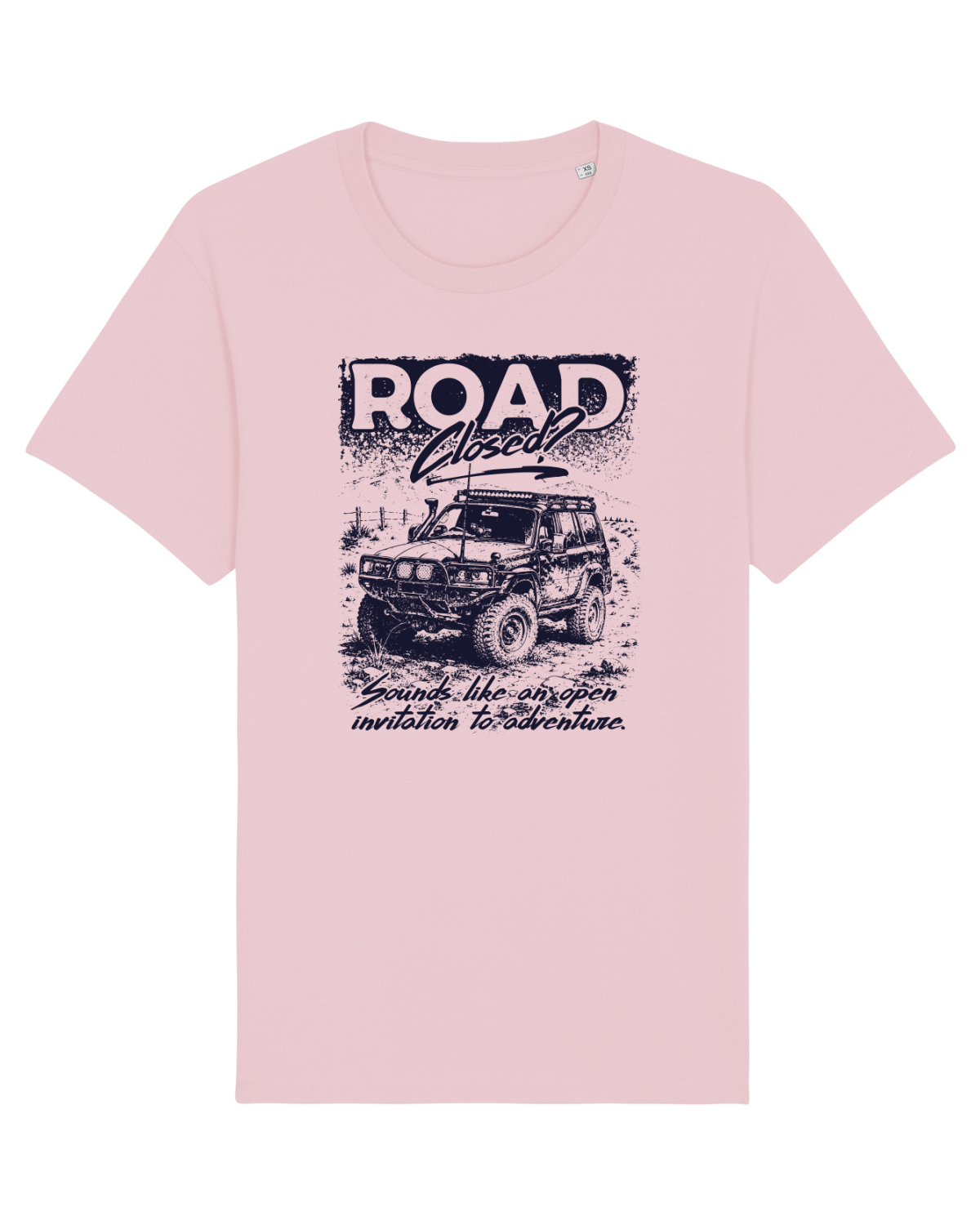 Tricou mânecă scurtă Unisex Rocker Cotton Pink